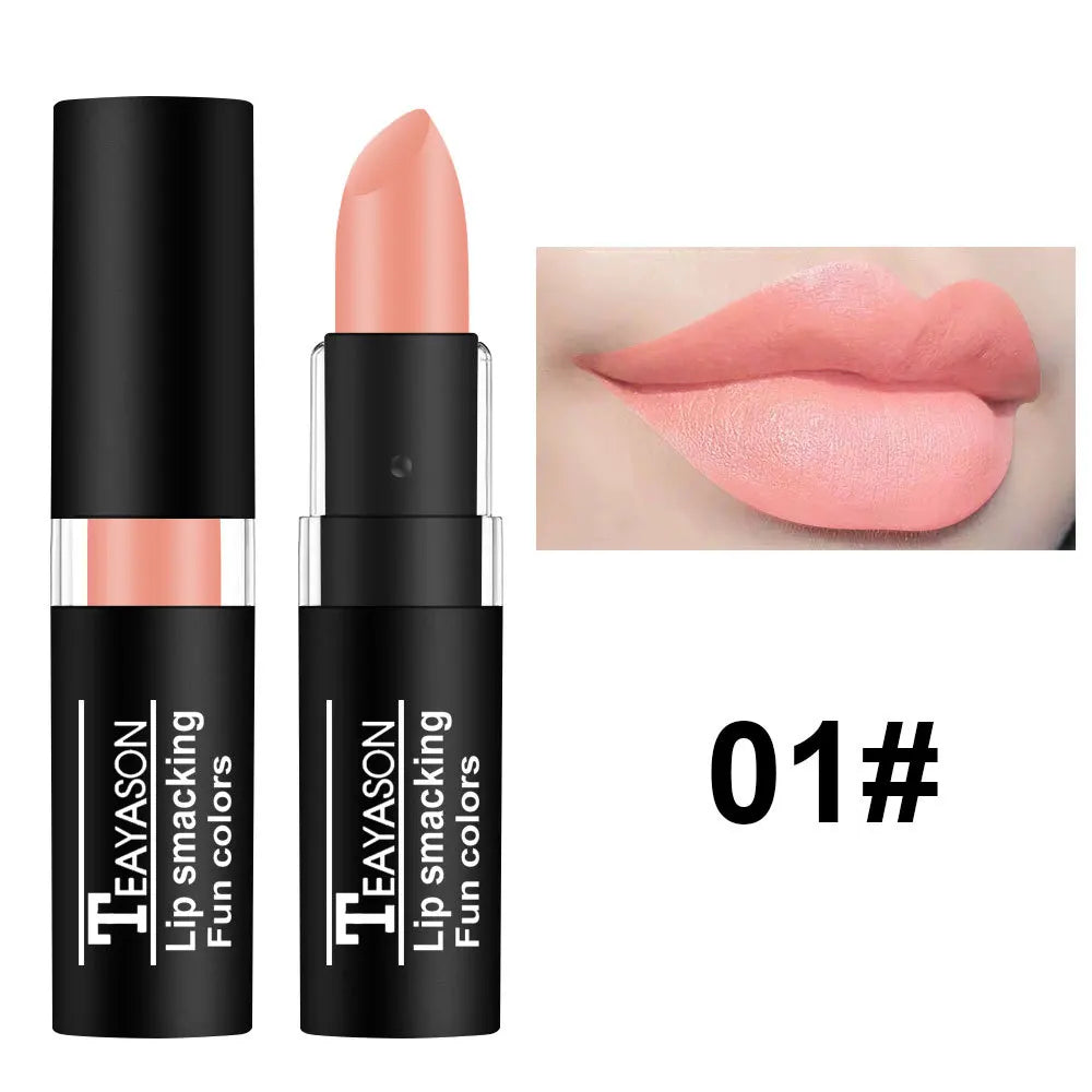 Labiales nude mate de larga duración y sin transferencia