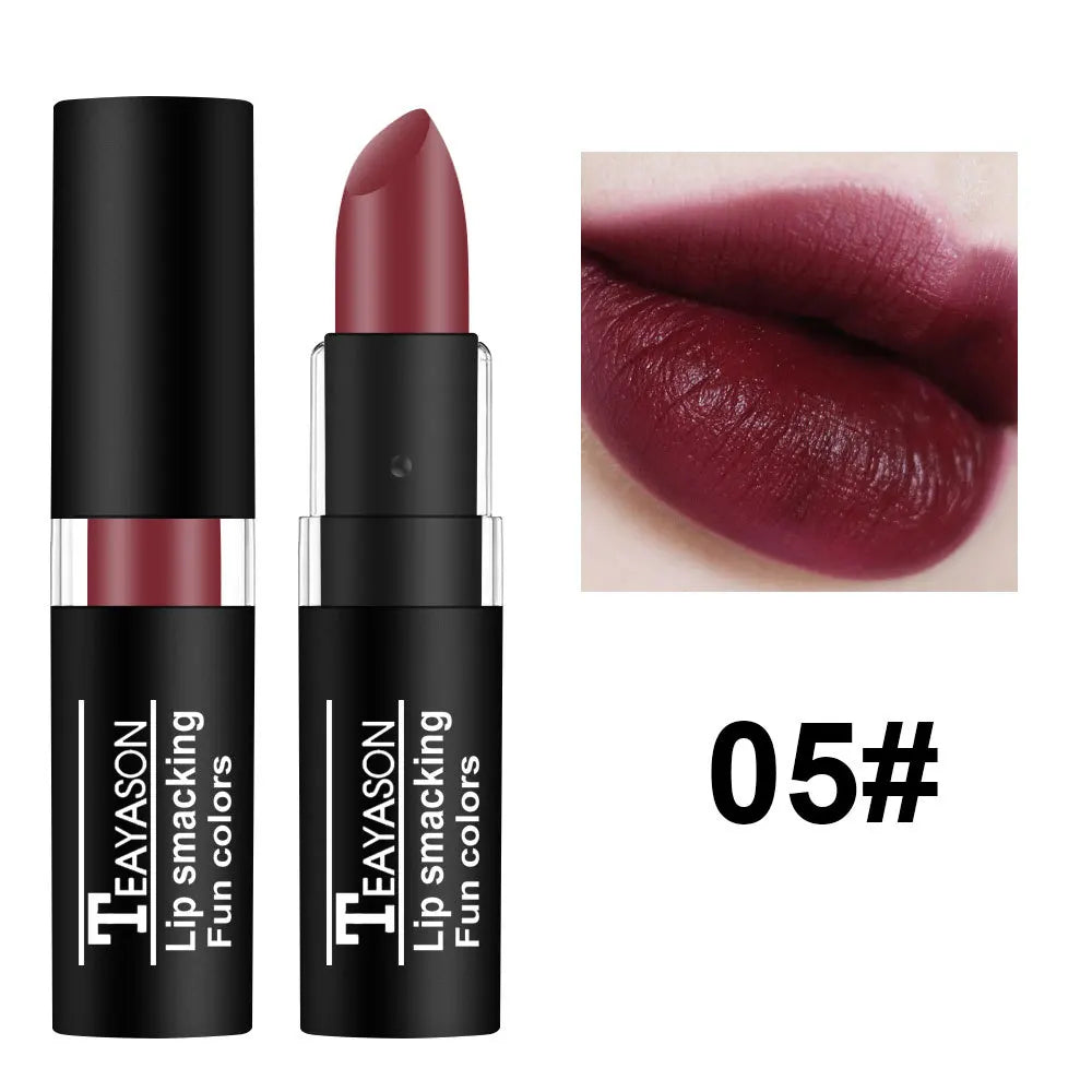 Labiales nude mate de larga duración y sin transferencia